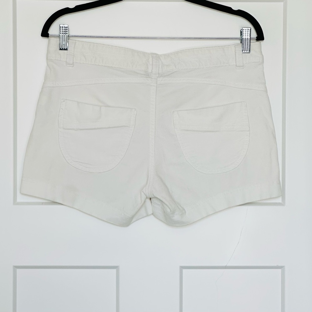 Athleta Women's White Corduroy Shorts - Picture 2 of 5